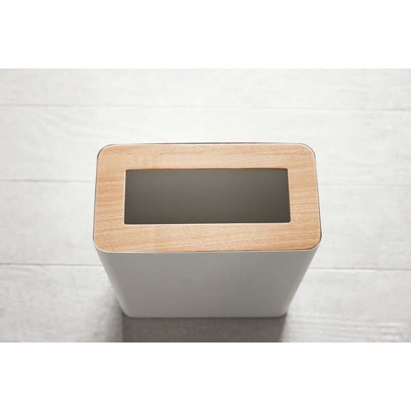 Rin Yamazaki Home Slim Rectangular Trash Can For Kitchen Bathroom ...